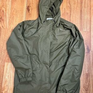 Women’s Magellan fleece lined coat-  olive and hooded